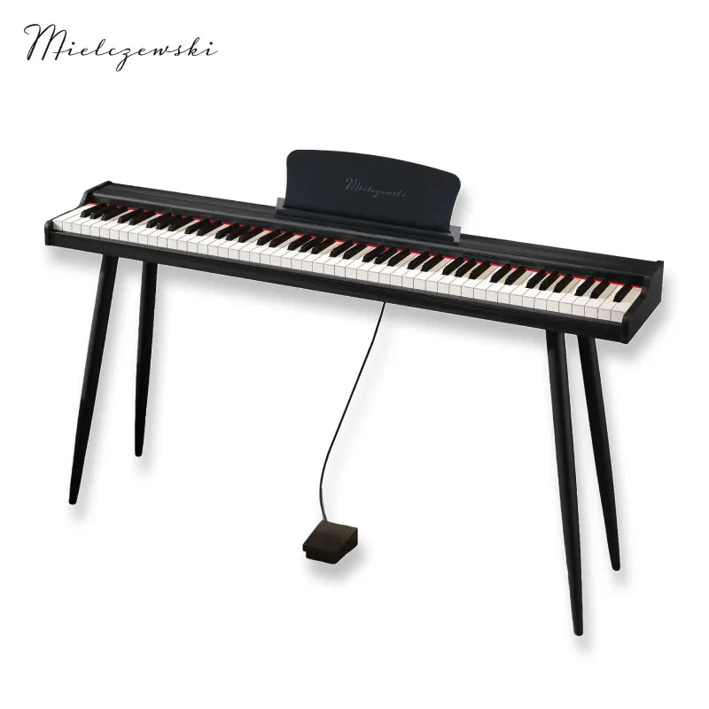 Mielczewski Canzonetta digitalpiano avec pieds, noir