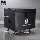 Machines à neige Firefog Snow Storm 1500 Pro de 1500 W dans un flightcase