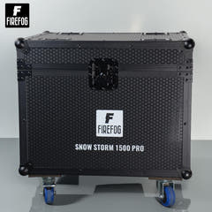 Machines à neige Firefog Snow Storm 1500 Pro de 1500 W dans un flightcase