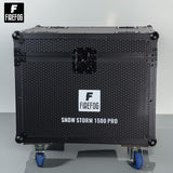 Machines à neige Firefog Snow Storm 1500 Pro de 1500 W dans un flightcase