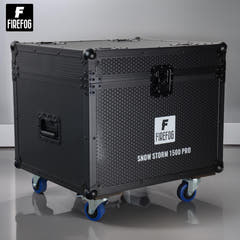 Machines à neige Firefog Snow Storm 1500 Pro de 1500 W dans un flightcase