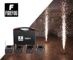 Firefog Piro 4 kit de mise à feu à distance pour fontaines à étincelles, 4 canaux