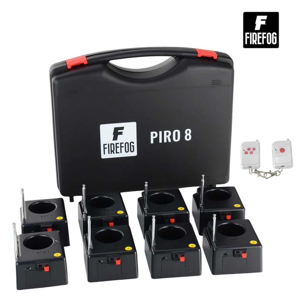 Firefog Piro 8 kit de mise à feu à distance pour fontaines à étincelles, 8 canaux