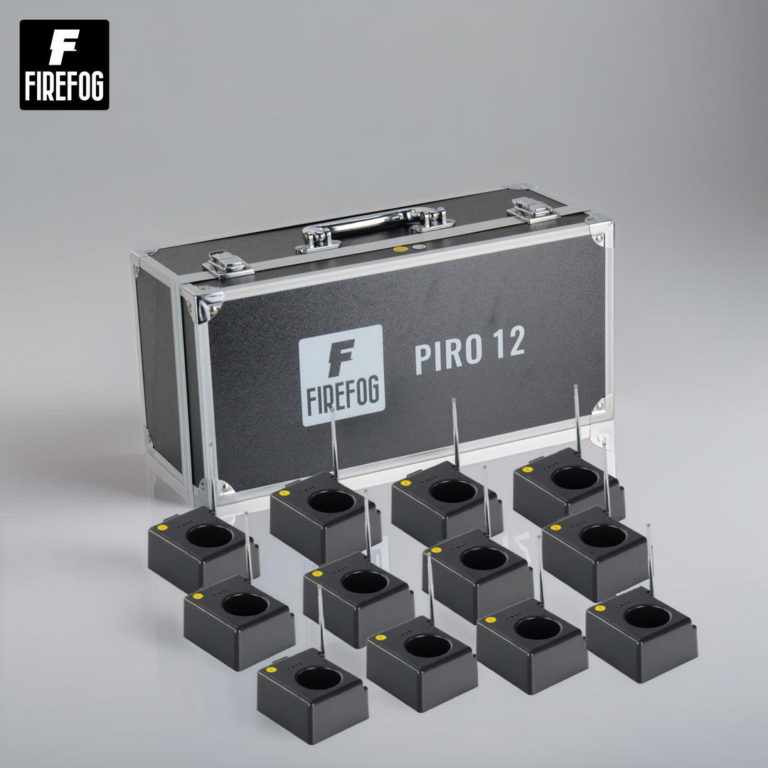 Firefog Piro 12 kit de mise à feu à distance pour fontaines à étincelles, 12 canaux
