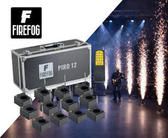 Firefog Piro 12 kit de mise à feu à distance pour fontaines à étincelles, 12 canaux