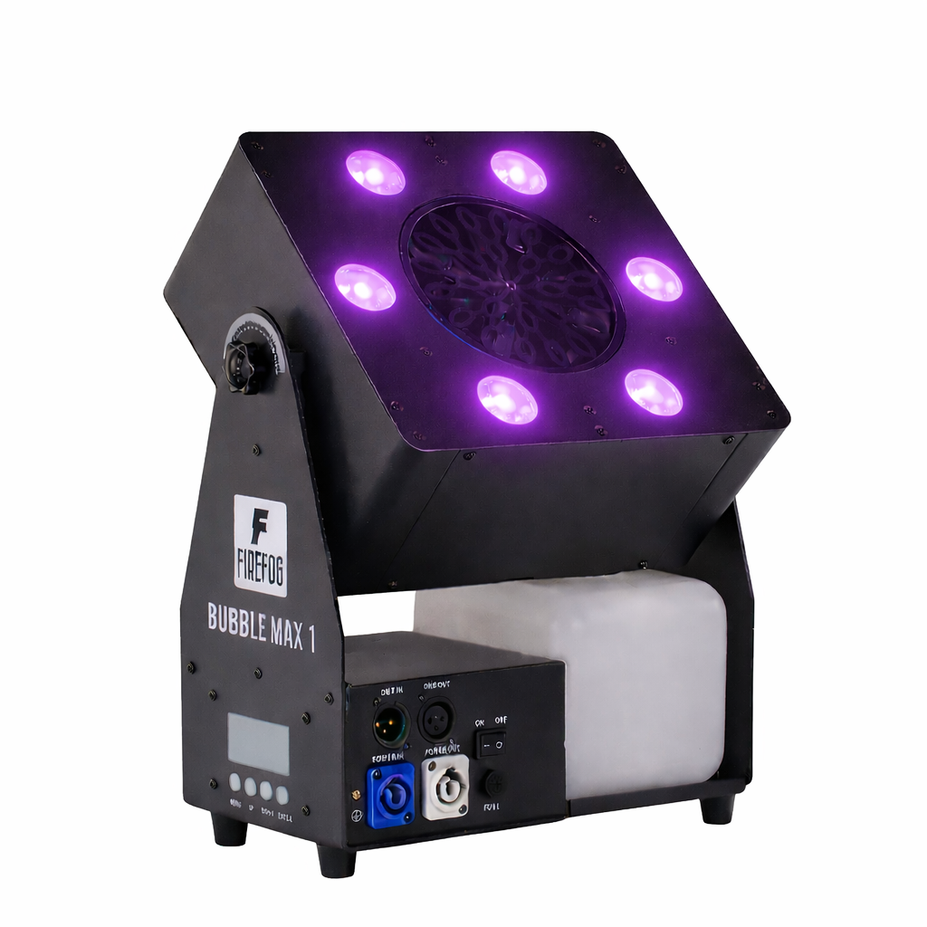 Firefog Bubble Max 1 machine à bulles avec LED, DMX et télécommande