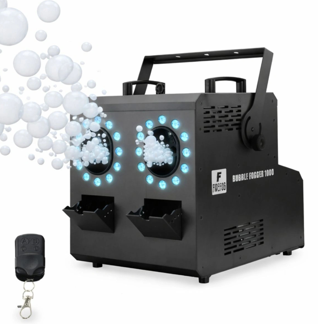 Firefog BUBBLE FOGGER 1000 machine à brouillard et à bulles avec LED RGBW