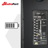 Audioport V15 enceinte active portable de 500 W avec 2 microphones