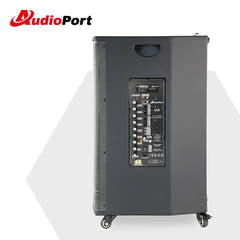 Audioport V15 enceinte active portable de 500 W avec 2 microphones