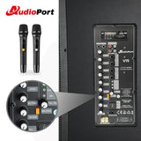 Audioport V15 enceinte active portable de 500 W avec 2 microphones