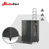 Audioport V15 enceinte active portable de 500 W avec 2 microphones