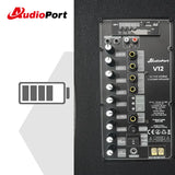 Audioport V12 enceinte active portable 350 W avec 2 microphones