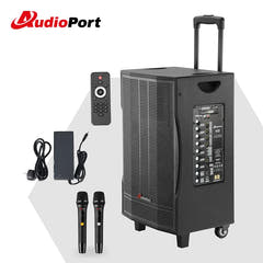 Audioport V12 enceinte active portable 350 W avec 2 microphones