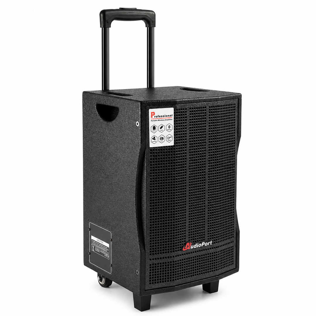 Audioport V8 enceinte active portable 250 W avec 2 microphones