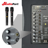 Audioport V8 enceinte active portable 250 W avec 2 microphones