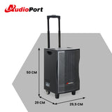 Audioport V8 enceinte active portable 250 W avec 2 microphones