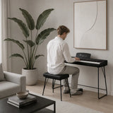 Mielczewski Tiento digitalpiano, brun foncé