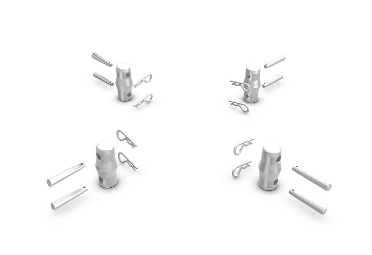 QTM Truss assembly kit 4 eggs, 8 pins, and 8 needles