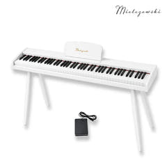 Mielczewski Canzonetta digitalpiano avec pieds, blanc