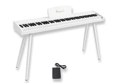 Mielczewski Canzonetta digitalpiano avec pieds, blanc