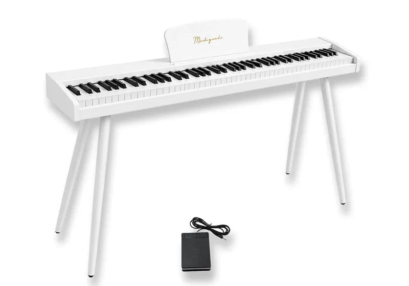 Mielczewski Canzonetta digitalpiano avec pieds, blanc
