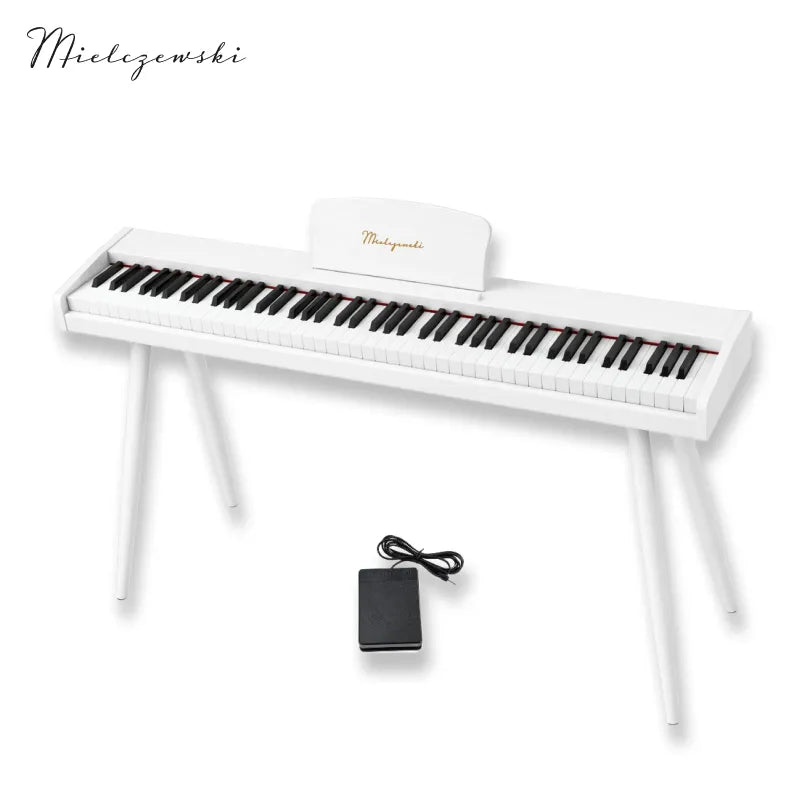 Mielczewski Canzonetta digitalpiano avec pieds, blanc
