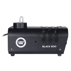Light4Me Black 900 Machine à brouillard 700W avec télécommande filaire