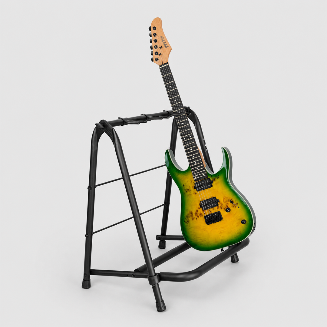 Support de guitare Hardman pour 3 guitares, pliable
