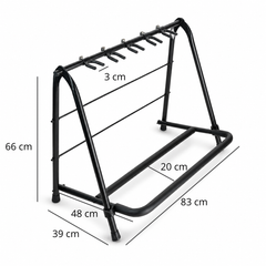 Support de guitare Hardman pour 5 guitares, pliable