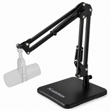 Support de microphone de table Hardman avec base et bras lourds, jusqu'à 2,5 kg