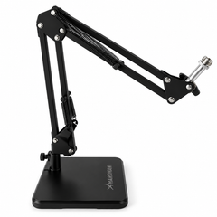 Support de microphone de table Hardman avec base et bras lourds, jusqu'à 2,5 kg