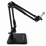Support de microphone de table Hardman avec base et bras lourds, jusqu'à 2,5 kg