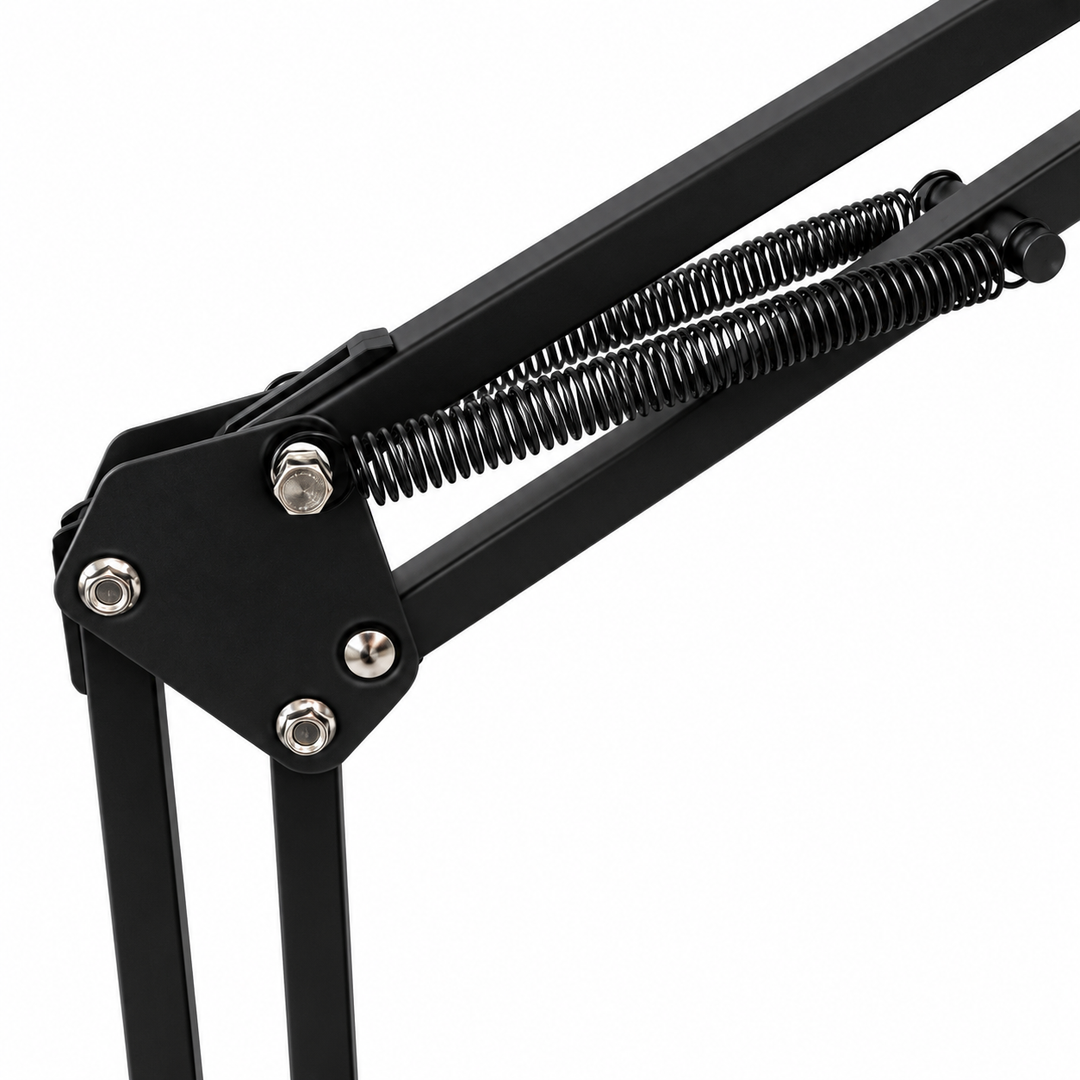 Support de microphone de table Hardman avec base et bras lourds, jusqu'à 2,5 kg