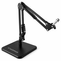Support de microphone de table Hardman avec base et bras lourds, jusqu'à 2,5 kg