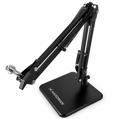 Support de microphone de table Hardman avec base et bras lourds, jusqu'à 2,5 kg