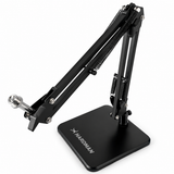 Support de microphone de table Hardman avec base et bras lourds, jusqu'à 2,5 kg
