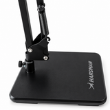 Support de microphone de table Hardman avec base et bras lourds, jusqu'à 2,5 kg