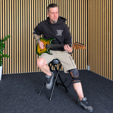 Hardman SB207 repose-pied pour guitare avec repose-pied et support pour guitare.