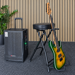 Hardman SB207 repose-pied pour guitare avec repose-pied et support pour guitare.