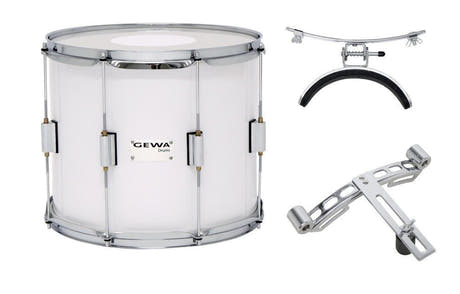 GEWA tambour ténor 14" x 10", bouleau laminé blanc, sans timbre