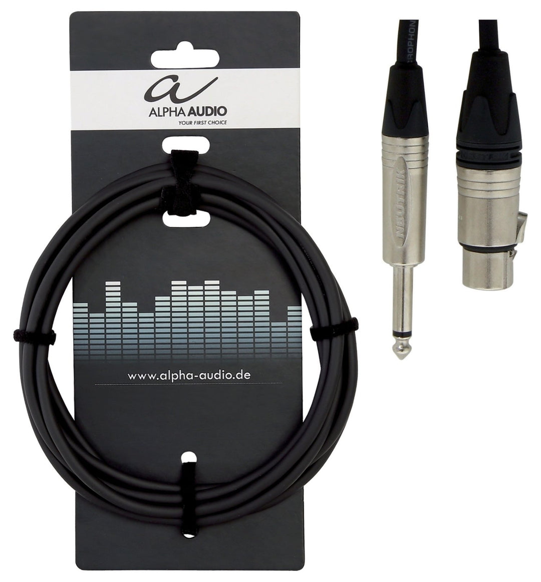 GEWA Câble de microphone Peak Line - 6 m / PU=10