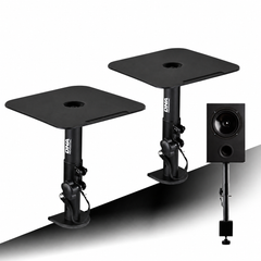 Supports de moniteurs de studio avec pince de bureau (2 pièces)