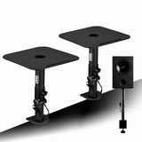 Supports de moniteurs de studio avec pince de bureau (2 pièces)