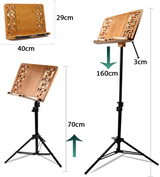 Pupitre en bois (70-160cm)