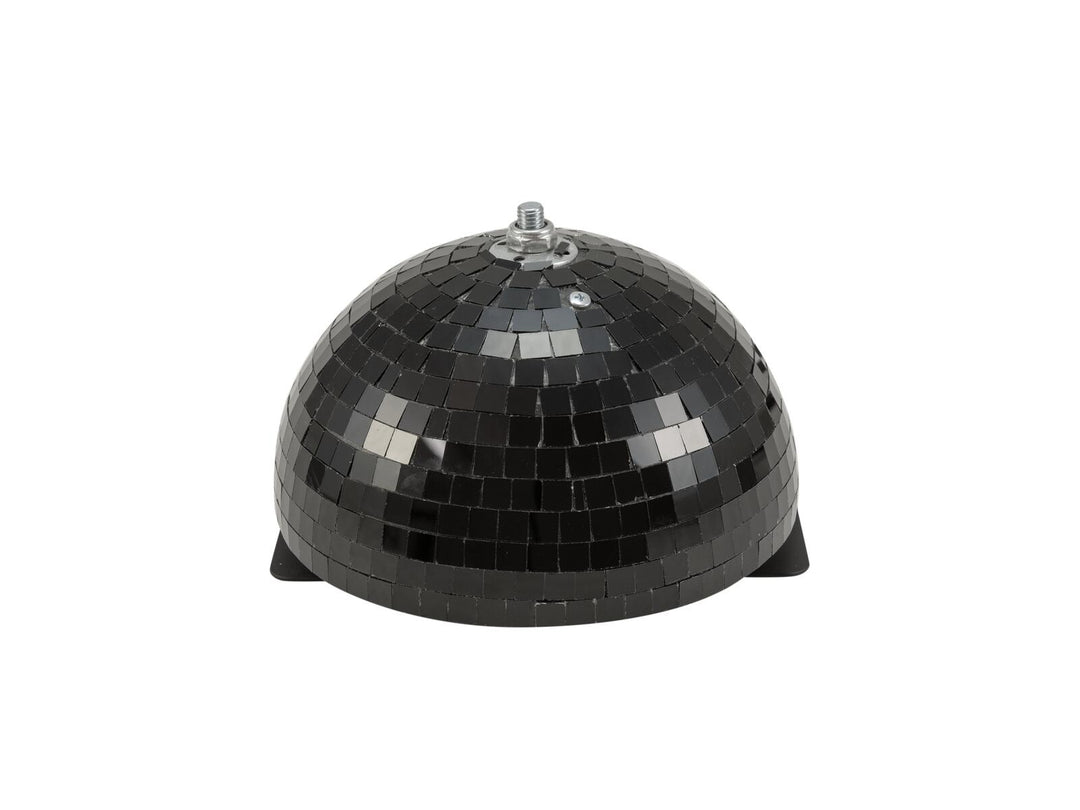 EUROLITE Boule à facettes demi-miroir 20cm noire motorisée