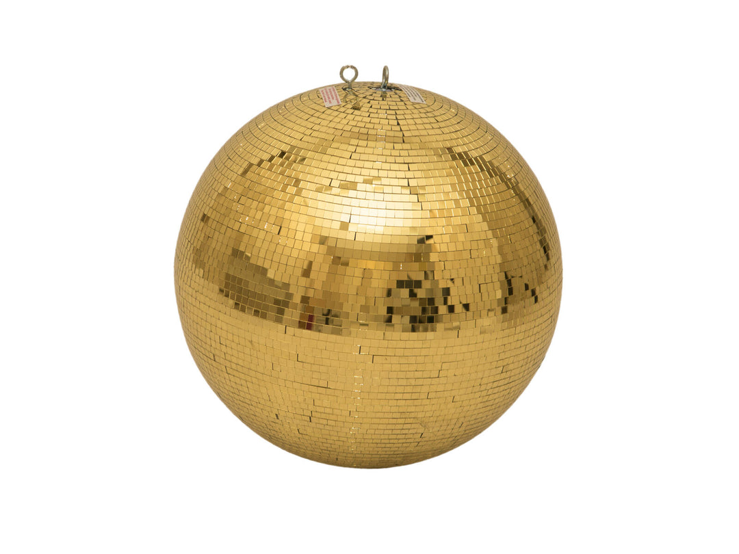 EUROLITE Ensemble boule à facettes 50 cm dorée avec stand et cover de trépied noir