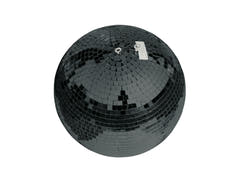 EUROLITE Set boule à facettes 30cm noire avec pied de scène réglable + Cover noire