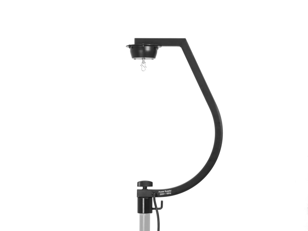 EUROLITE Ensemble boule à facettes 30 cm avec stand et cover de trépied noir