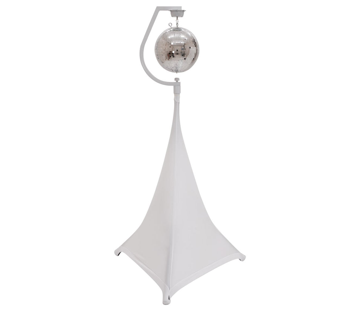 Holder m. Motor til Boules à Facettes op til 30cm (Hvid)