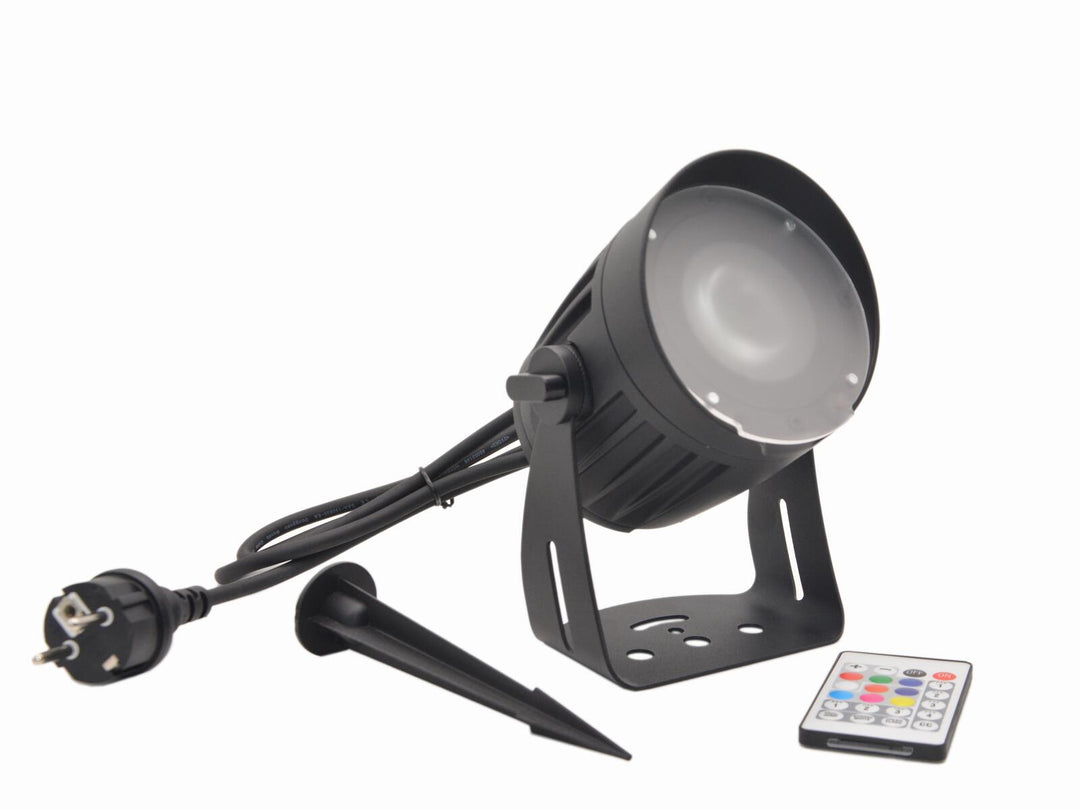 EUROLITE LED projecteur extérieur 15W RGBW avec piquet